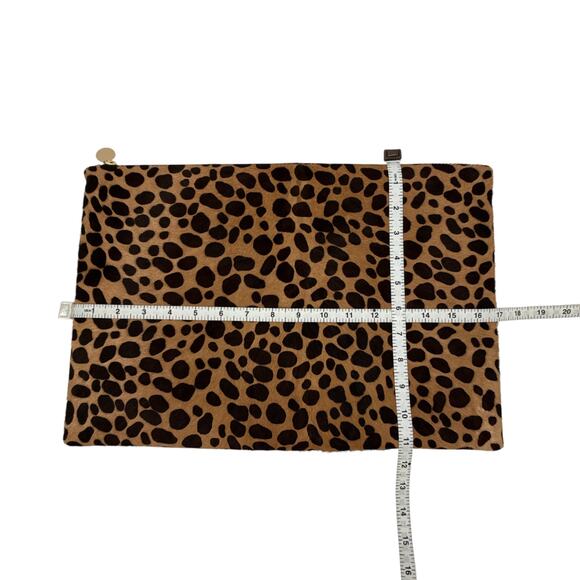 CLARE V. Oversized Laptop Clutch in Leopard - Picture 14 of 14